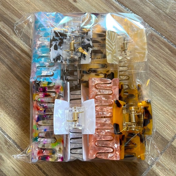 8-Pack Hair Claw Clips - Picture 1 of 2